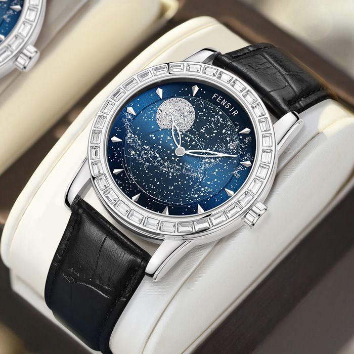 2023 New Gypsophila Galaxy Watch Men's Fully Automatic Quartz Watch Rotating Starry Sky Trend Brand Douyin Same Style