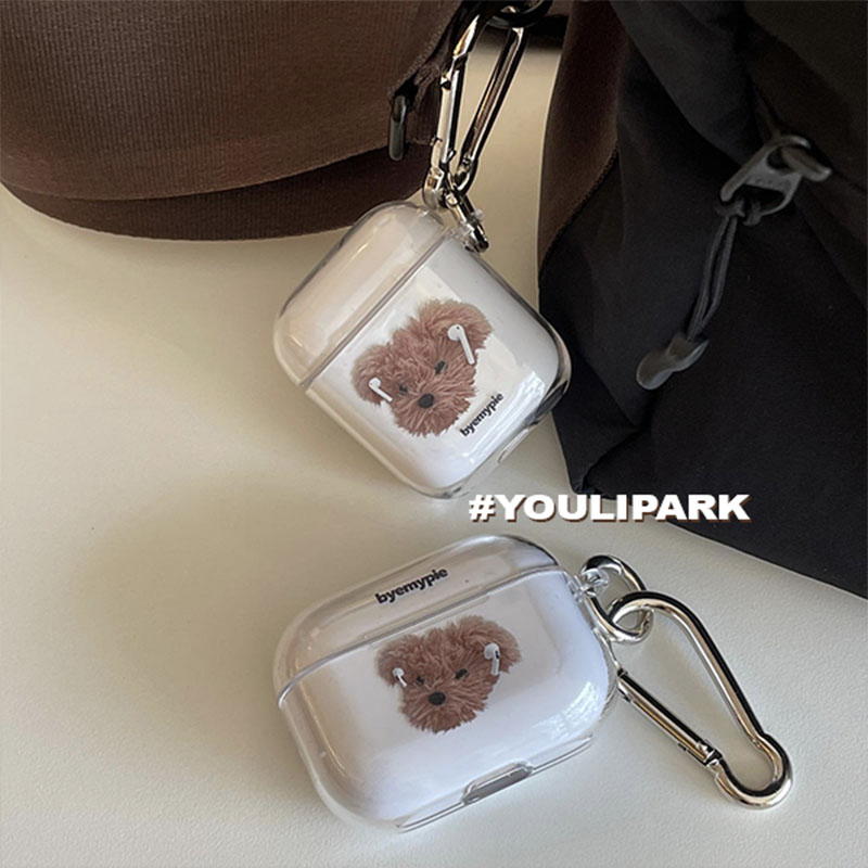 ins cute teddy dogs apply airpods protection shell 2 3 generations pro apple wireless Bluetooth headsets soft