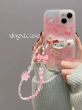 Hello kitty, apple, мультяшный трехмерный совместимый iPhone 13, чехол для телефона, брендовый милый iPhone14 Pro, силиконовый защитный чехол, iphone, 14promax, защита при падении
