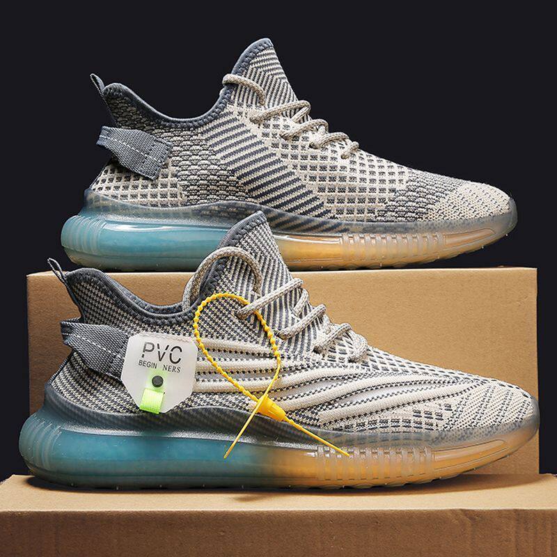 Men's shoes 2023 Spring and Summer New Hundred Flying Shoes with a feet of mesh - surface tide breathable sneakers