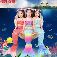 Children Tail Tail Princess Dress Dress Suit Set Set Girl Girl Nàng tiên cá - Đồ bơi trẻ em cửa hàng quần áo trẻ em