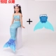 Children Tail Tail Princess Dress Dress Suit Set Set Girl Girl Nàng tiên cá - Đồ bơi trẻ em