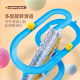 Игрушка для тренировок, музыкальная горка для младенца с рельсами, утка, 0-1 лет