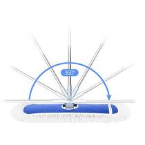 Yuanhan 661 flat dust pusher 60cm medium size 10 pieces randomly shipped long floor mop wide row mop wooden floor marble