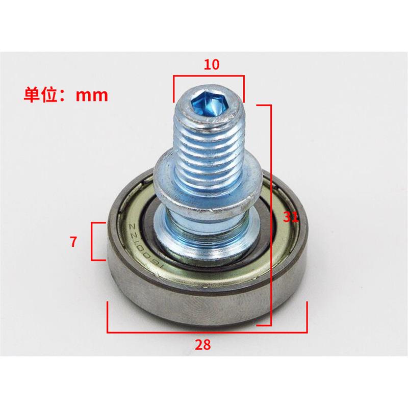 Thyssen Elevator Eccentric Wheel with Shaft Wire Rope Pulley Best Door Hanging Wheel 28mm Elevator Accessories