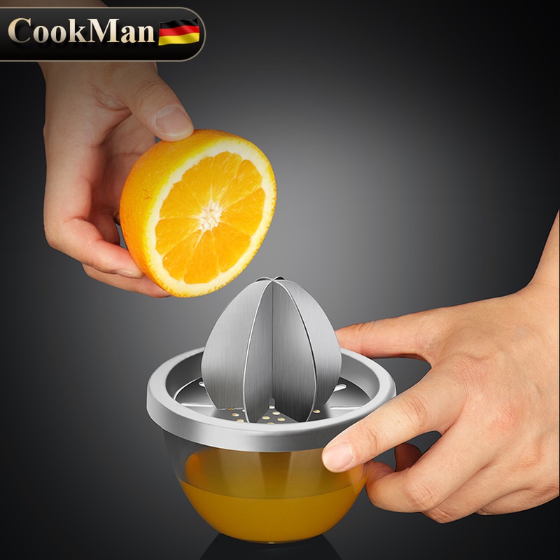 Manual Juicing Machine 304 Stainless Steel Mini Home Squeeze Fruit Lemon Orange Juice Juicing Cup Juicer