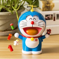 Doraemon Shake the same money and make a face-changing toy jingle moon machine cat gift