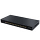 Hongya Vision 10g 12-Port Managed Switch, Full Gigabit Enterprise-Level Vlan Managed Switch, Supports Gigabit 10g Fiber Optic Access, Ring Network Aggregation, Three-Layer Core Switch