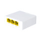 Hongya Vision Poe Network Extender, One Input Three Outputs/One Splitter into Three, 100m/1000m Poe Repeater, 250m Vlan Isolation Standard Poe Power Supply Branch, No Power Supply Required