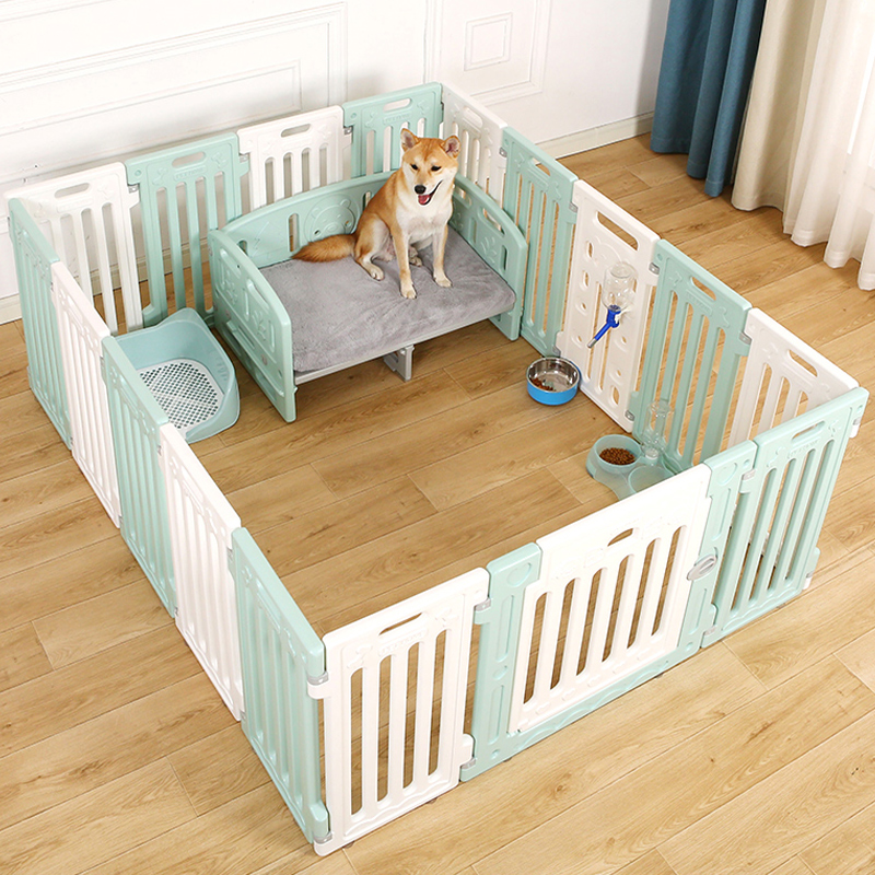 Indoor Free Splicing Small Dog Plastic Dog Fencing Dogs Pet Fence Guard Rail Dog Cage Son Kennel Kennel Fence