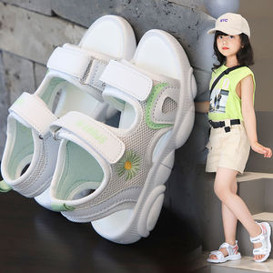 女童夏季小雏菊凉鞋韩版公主鞋女孩学生鞋子