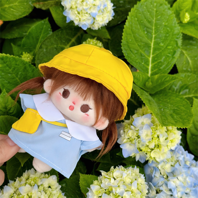 10cm娃衣幼稚园校服可爱超萌棉花娃娃努努海星体正常体自嘲熊衣服