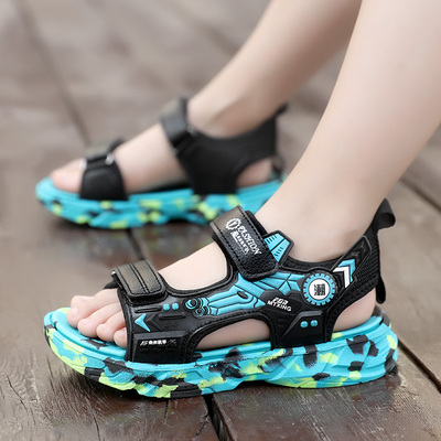 男童凉鞋2021新款中大童韩版夏季宝宝鞋子儿童软底鞋学生沙滩鞋子