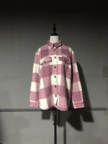 Big brand picks up missing returns and exchanges at your own expense F994 chest 114 length 63 shoulders 44 sleeves 59 pink tartan shirt