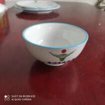 Blue sky and white clouds series Lanzhou ramen ceramics 11cm soup bowl long spoon short spoon 30 or more