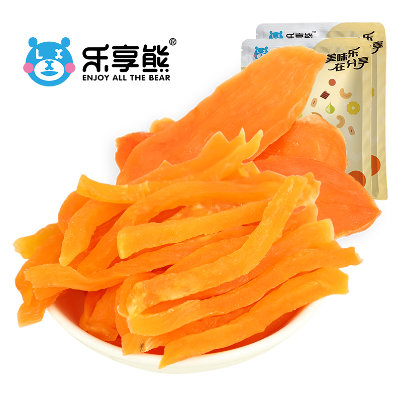 Enjoy bear dried sweet potato strips 500g sweet potato strips dried sweet potato slices soft waxy sweet farm-made candied preserved fruit snacks