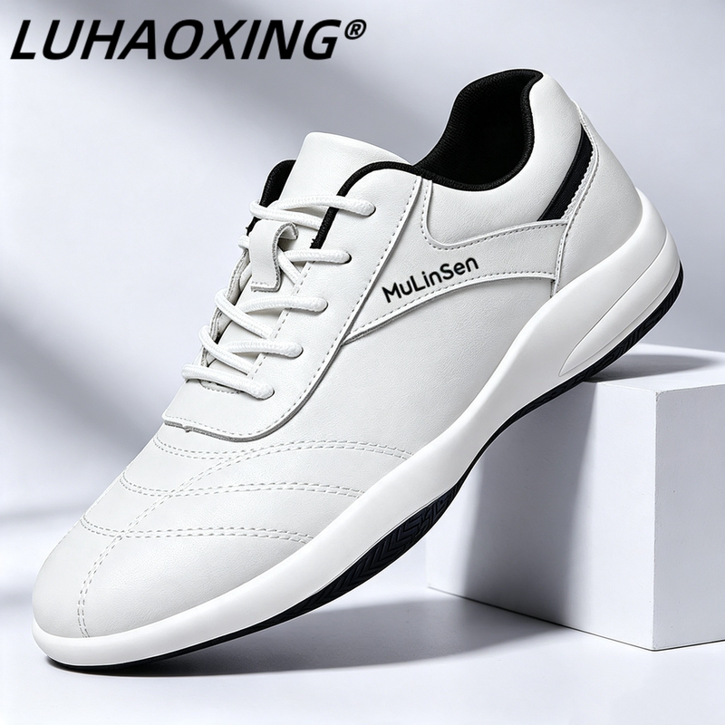 Men's Shoes 2026 Autumn New Style Genuine Leather Breathable Men's Casual Leather Shoes Soft Sole Versatile Lightweight Comfortable Sports Shoes for Men
