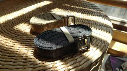 Selected Lotus Story yoga stretch belt with a soft tape for polyester yoga