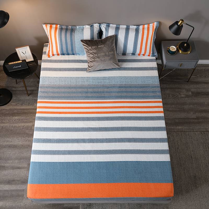 Student bed Hat Dormitory special 90 x 190 pure cotton all-bag thin section brown cushion bed cover new high school students three sets-Taobao