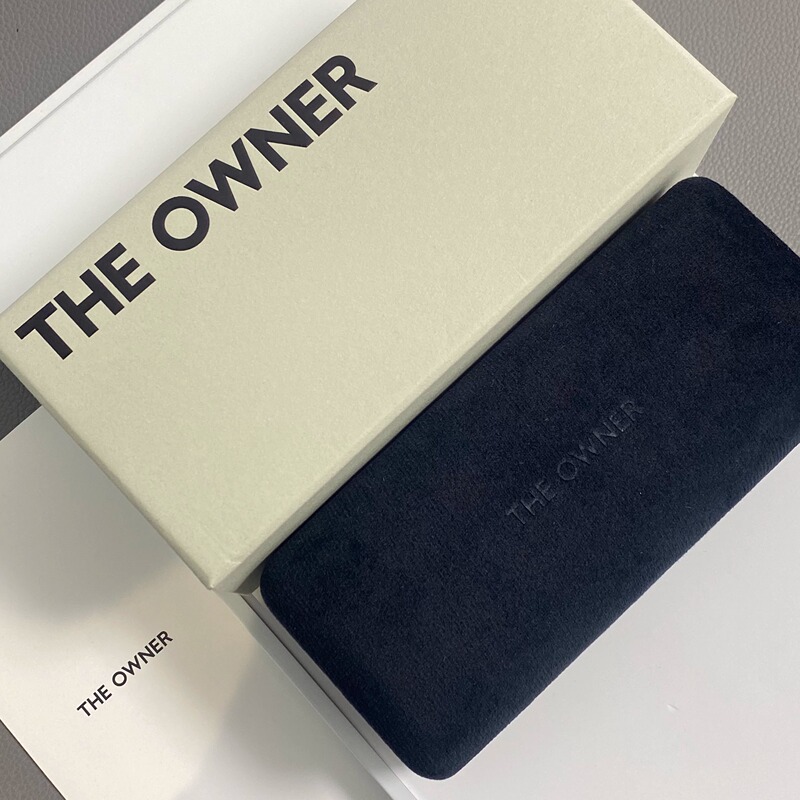 The Owner/Brand New Eyeglass Case Set, High-End Eyeglass Case, Pressure-Resistant Sunglasses Case, Brand New from Physical Store