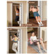 Snd New Model Adult Metal Pull-Up Bar Multifunctional Adjustable Wall-Mounted Home Fitness Pull-Up Trainer Non-Slip