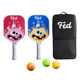 Pickleball Paddle Ultra-Light Fiberglass Children's Parent-Child Training Paddle for Single-Player Play