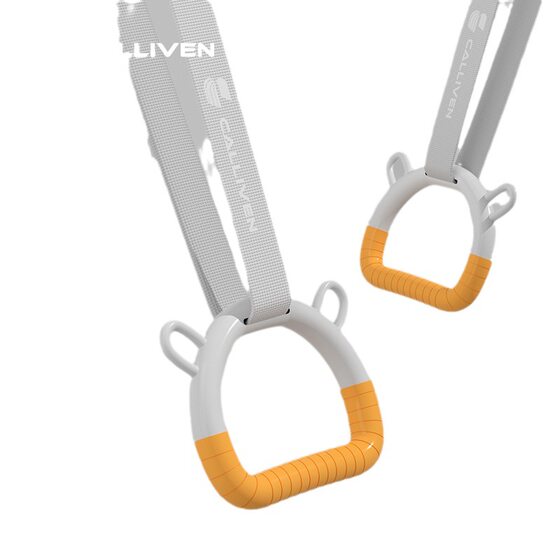 Calliven Rings Pair of Fitness Household Children's Fence Stretching to Promote High Pull-Ups Adult Hanging
