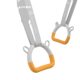 Calliven Rings Pair of Fitness Household Children's Fence Stretching to Promote High Pull-Ups Adult Hanging