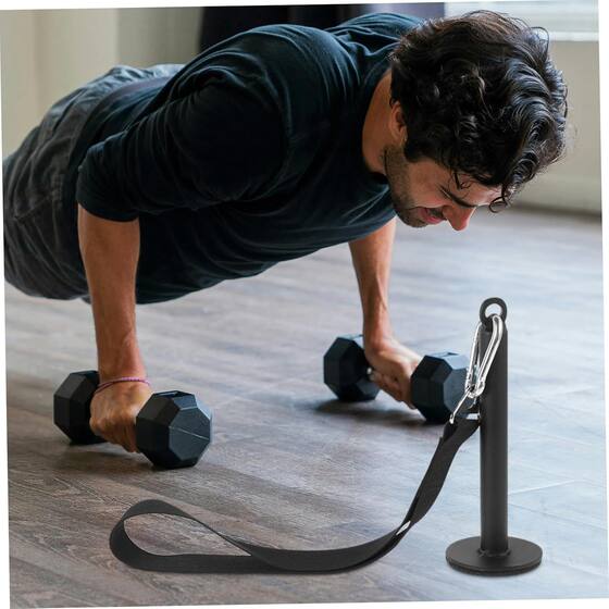 Nylon Finger and Thumb Rings, Hand and Arm Strengthener, Bell Plate Tray, Barbell Plate Rack, Weight-Bearing Bar, Weight-Bearing Strap