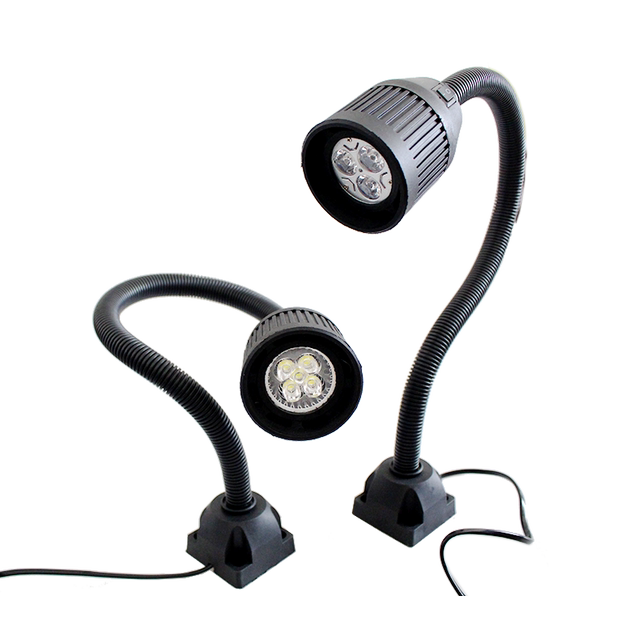 Long arm LED machine tool working light 24v36v hose