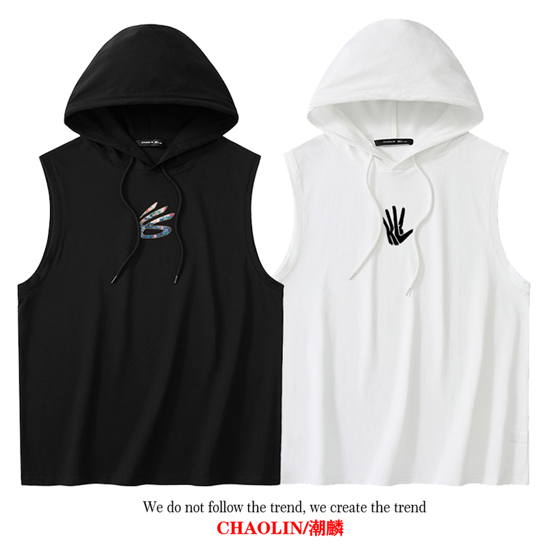 Irving James Kobe Shooting Training Uniform Sports Sleeveless T-Shirt Hooded Sweat-Absorbent Fitness Curry Vest Jersey