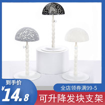 Wig bracket lace art support hair block placement wig window display bracket wig holder adjustable height