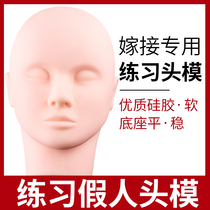 Hairdressing head model head makeup embroidery acupoint beauty grafting eyelash dummy head mold massage acupuncture practice head mold