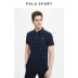áo thể thao polo nam Paul sọc áo thun nam nửa tay lỏng lẻo kinh doanh cotton giản dị áo polo ngắn tay - Polo