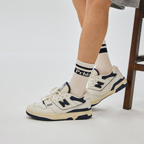 PRBLMS tide brand original vintage color block LOGO jacquard knit long socks trend street base versatile socks