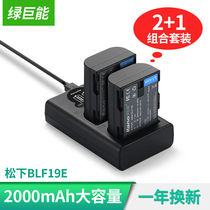 Green Giant Panasonic Camera Battery DMW-BLF19E Camera Battery Charger Set for Panasonic SLR G