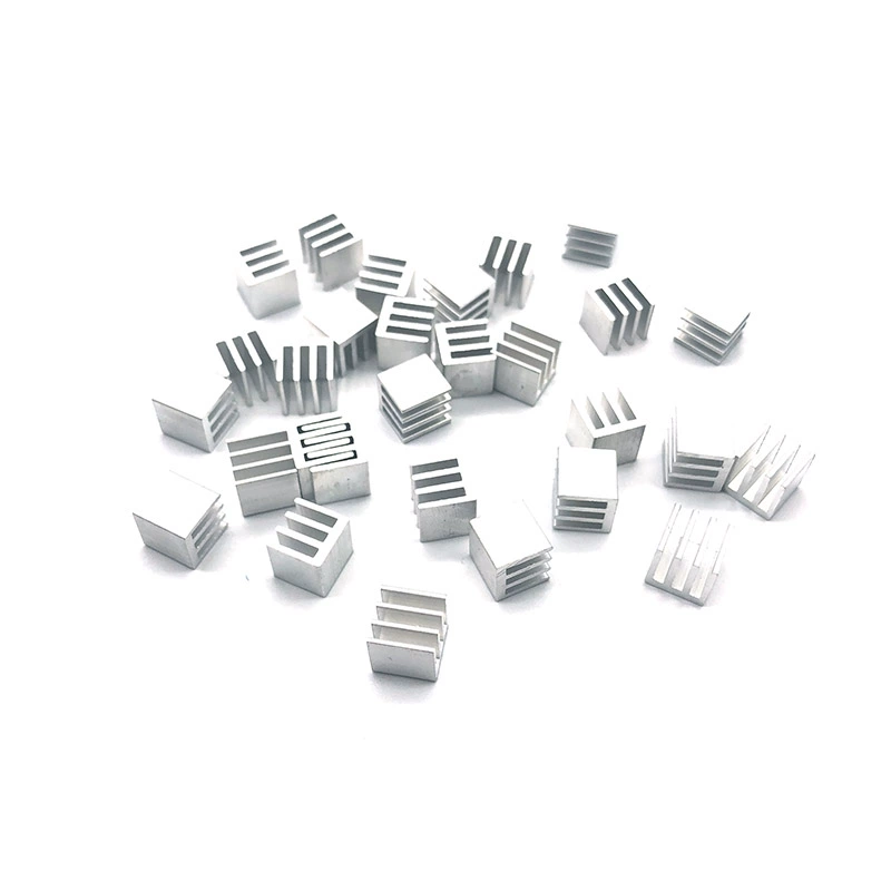 Tản nhiệt nhôm nhỏ 10*10*10MM chip Mos ống video bộ nhớ tản nhiệt bộ nhớ định tuyến tản nhiệt