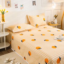 Old coarse cloth sheet Three sets of soft pure cotton Summer cloth 100 All cotton canvas 1 8m2 0 m bed cotton linen