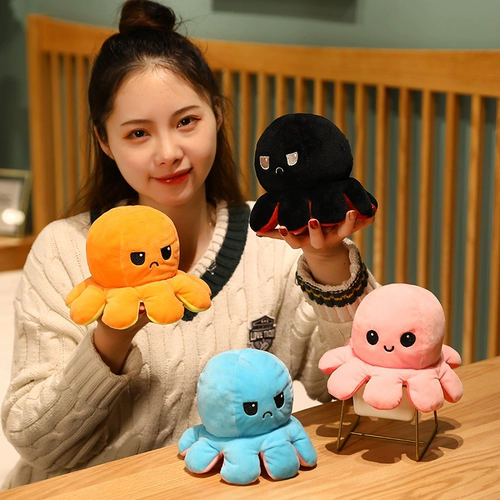 Плюшевая игрушка, подушка для рыбалки для сна, тряпичная кукла, осьминог