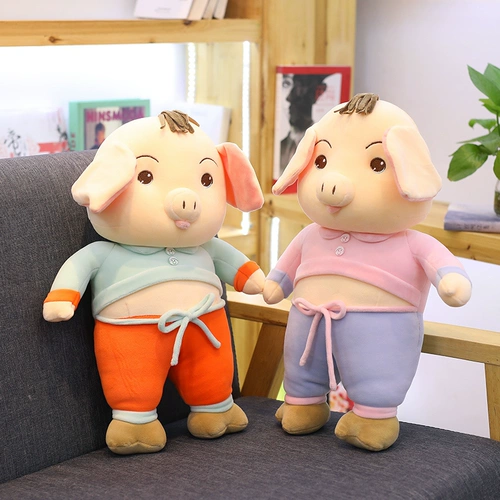 Плюшевая игрушка для сна, подушка, милая тряпичная кукла, свинья