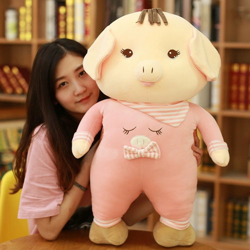 Плюшевая игрушка для сна, подушка, милая тряпичная кукла, свинья