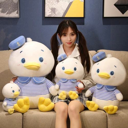 B.Duck, мультяшная плюшевая игрушка, большая тряпичная кукла, утка