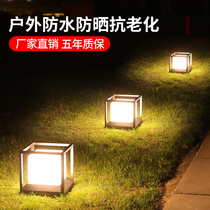 Outdoor waterproof column head light patio door head light wall head light to pick up electric waterproof villa garden gate pillar light