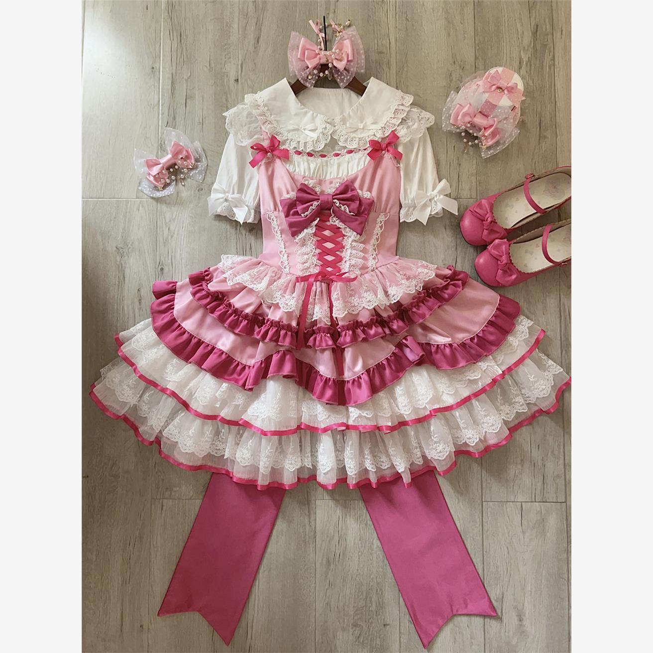 韩菇凉原创Lolita洋装,白雪姬甜美设计令人心动_lolita洛丽塔_淘宝游戏网
