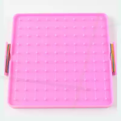 First and second grade teaching aids students use nail board geometry graphics board Primary School Mathematics double-sided multi-functional student teaching aids