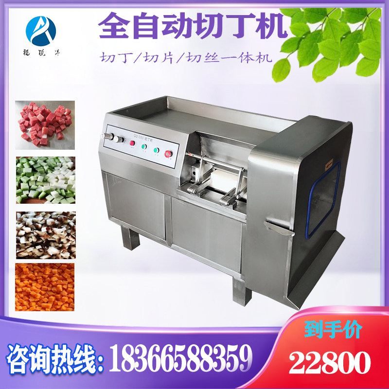 Commercial Barbecue Chopped Meat Cheeding Machine Fully Automatic Stainless Steel Salami Beef Cattle Mutton Chicken Breast Pork Chicester Pelletizer