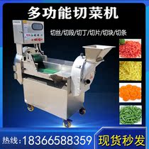 Commercial multifunction double head cutting machine chilli leeks large scallion cutting machine potato radish cutting slicer