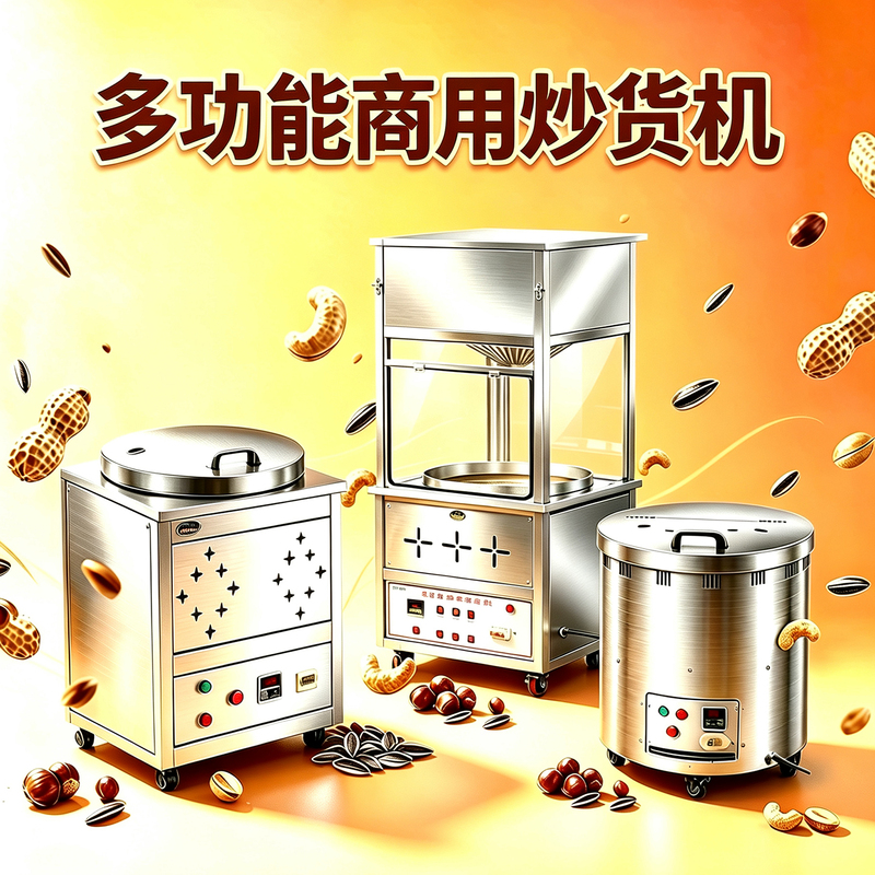 Commercial Smokeless Roasting Machine for Malls, Gas/Electric Vertical Sugar-Roasted Chestnut Roasting Machine