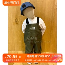 Baby overalls summer thin childrens 2024 new outdoor style overalls boys casual anti-mosquito trousers