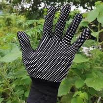 Nylon non-slip gloves for men and women driving thin sun protection protective labor insurance breathable wear-resistant work factory